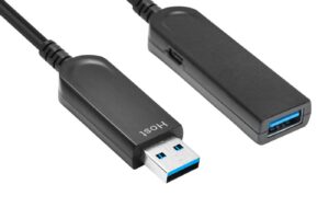 MicroConnect Premium Optic fiber USB 20m,