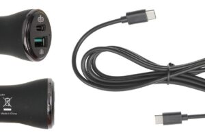 Brodit Cig-plug adapter, USB-A/C