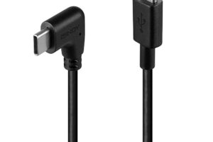 Lindy 1m USB 2.0 Type C Cable, 90°
