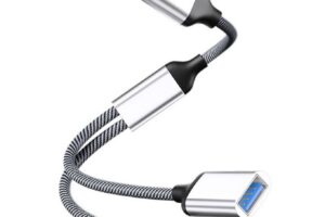 MicroConnect USB-A to 2x USB-A Female,