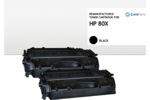 Toner Noir, Black x2 for HP,