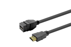 Vivolink Keystone Black HDMI Female to