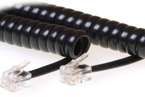 MicroConnect RJ10-RJ10 4M M/M Black