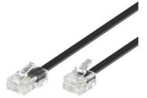MicroConnect RJ11-RJ45 6M M/M Black