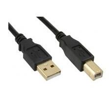 MicroConnect USB2.0 A-B 5m M-M Goldplated