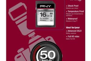 PNY SDHC/Class 10/UHS-1/50MBs/16GB