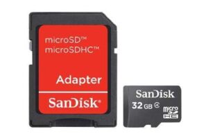Sandisk MICROSD, 32GB CARD+SD ADAPTER