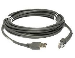 Zebra Cable USB 15 ft, straight