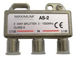 Maximum 2-way Radio/TV/FM splitter.