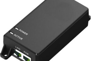 MicroConnect 60W 802.3af/at PoE Injector UK