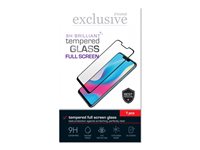 Insmat Brilliant - Skjermbeskyttelse for mobiltelefon - full skjerm - glass - rammefarge svart - for Samsung Galaxy S24, S25
