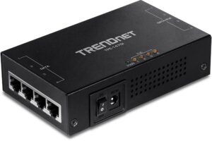 TRENDnet 65W 4-Port Gigabit PoE+