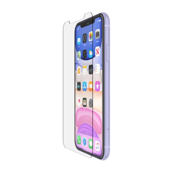 Belkin ScreenForce InvisiGlass Ultra - Skjermbeskyttelse for mobiltelefon - glass - for Apple iPhone 11, XR