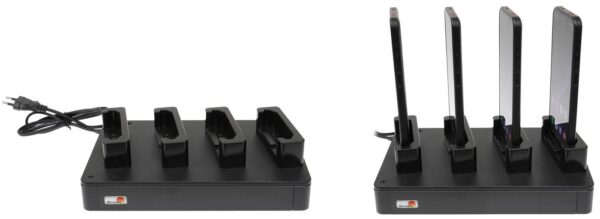 Brodit 4 way desktop charging dock.