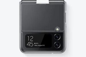 Samsung Flip4 Transparent Clear Cover