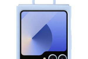 Samsung Flip6 Silicone Case Blue