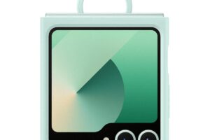 Samsung Flip6 Silicone Case Mint