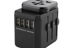 MicroConnect World Travel Adapter, 4 USB A