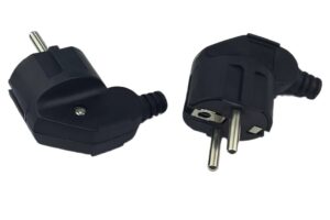 MicroConnect Angled schuko power plug,