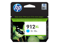 HP 912 XL High Yield Cyan Ink Blister