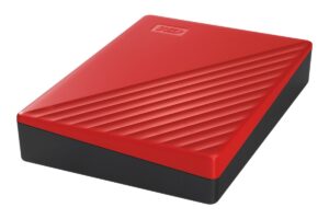 WD My Passport 4TB portable HDD Red