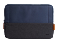 TRUST LISBOA 13.3inch LAPTOP SLEEVE GREY