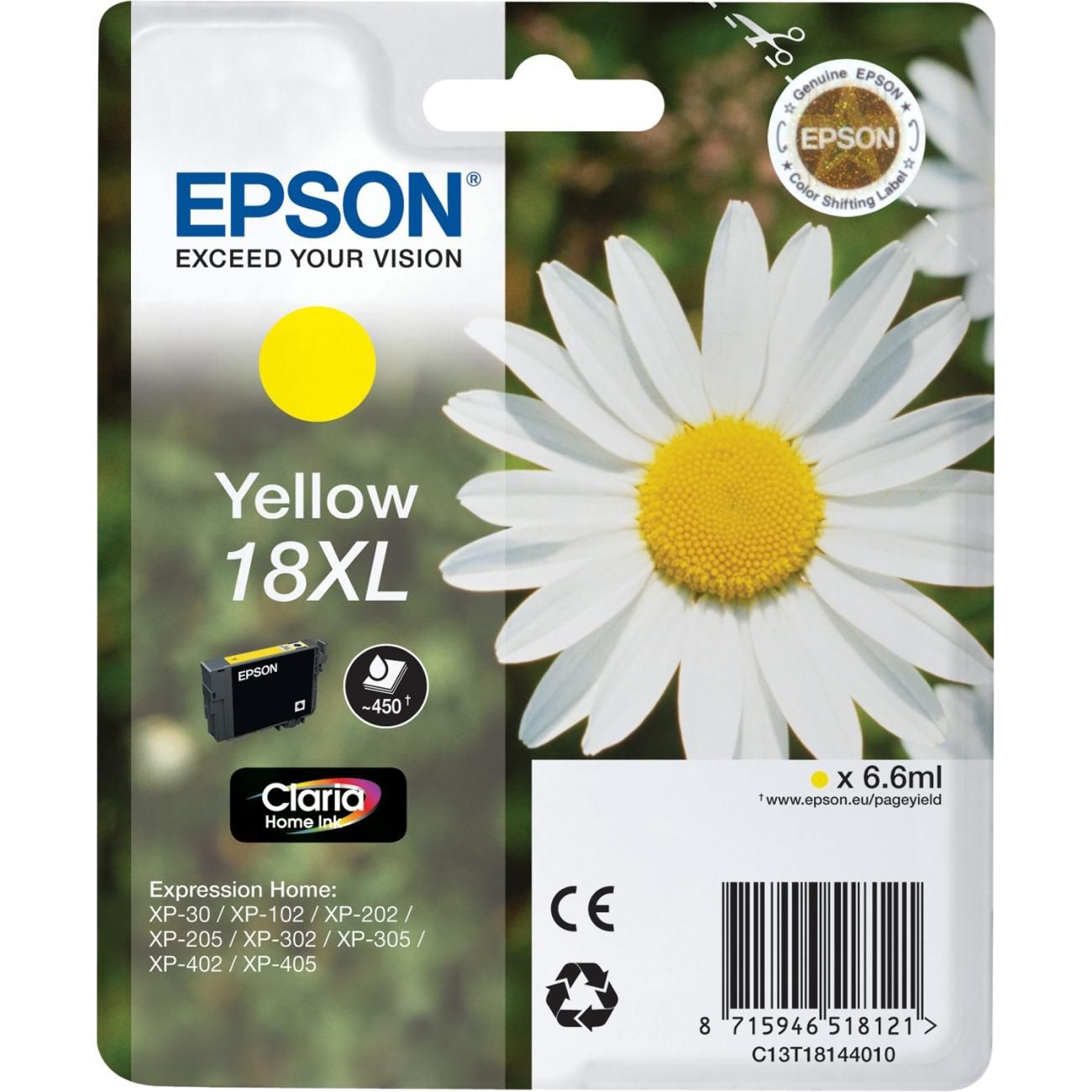 Ink Yellow 11,5ml No.18XL