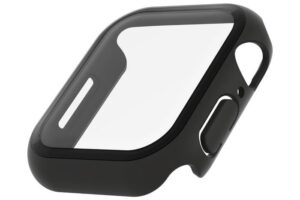 Belkin SCREENFORCE TemperedCurve - Støtfanger for smartarmåndsur - 2-i-1 - polykarbonat, herdet glass (9H) - svart