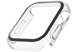 Belkin SCREENFORCE - Beskyttende deksel for smartarmåndsur - temperert kurve, 2-i-1 - polykarbonat, herdet glass - blank