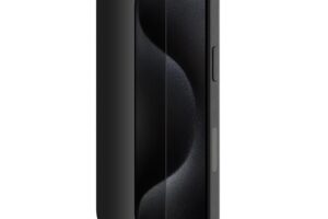 Belkin ScreenForce Pro - Skjermbeskyttelse for mobiltelefon - 2.5D - glass - med personvernsfilter - glass - for Apple iPhone 15 Pro Max
