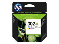 HP 302 XL Tri-color ink 330 page Blister