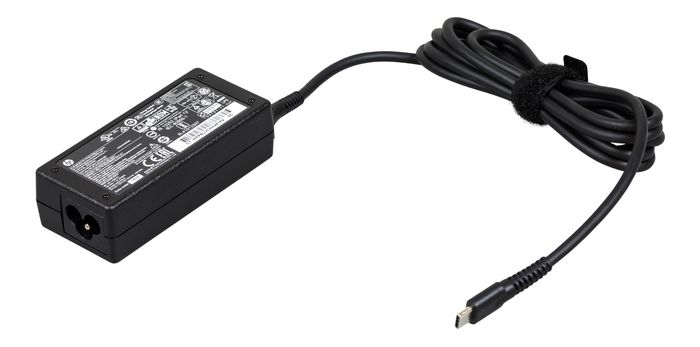 HP 45W USB-C power adapter for