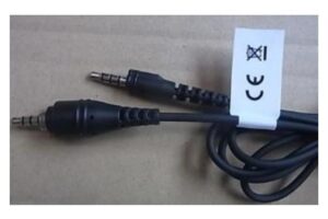 Zebra 3.5mm jack, 43", 1.1m