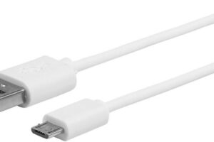eSTUFF MicroUSB Cable 1m White