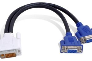 Matrox DVI-I to HD15 dual monitor