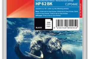 Ink Black HP No. 62
