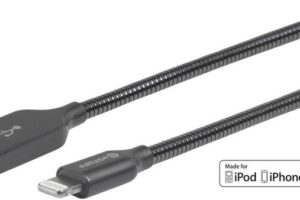 eSTUFF Lightning Cable MFI 1,5m Steel
