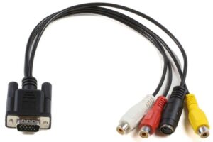 MicroConnect VGA to S-video 3x RCA 0,3m.