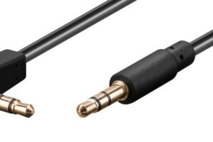 MicroConnect 3.5mm Minijack Cable 0,5m 90°