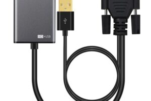 MicroConnect Adapter VGA 15pin - HDMI M-F