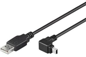 MicroConnect USB A - Mini USB Angled B 5P