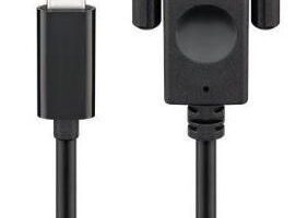 MicroConnect USB - C to VGA 1.8m, Black