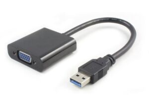 MicroConnect USB 3.0-VGA M/F Black