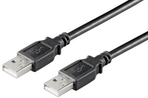 MicroConnect USB2.0 A-A 1,8m M-M, Black