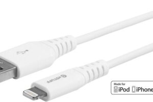 eSTUFF Lightning Cable MFI 0,15m Whit