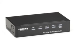 Black Box 1 X 4 HDMI SPLITTER W/ AUDIO