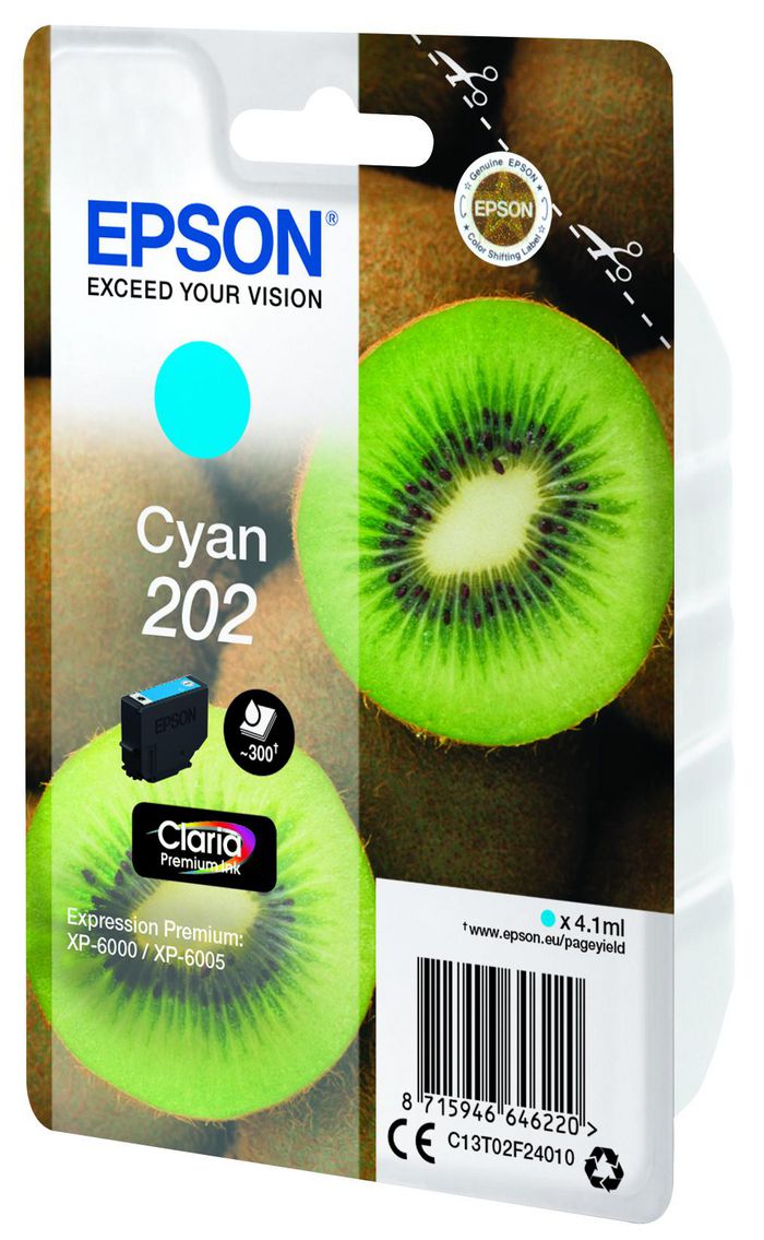 EPSON Singlepack Cyan 202 Kiwi - Bilde 3