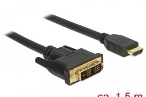 Delock Cable DVI 18+1 male