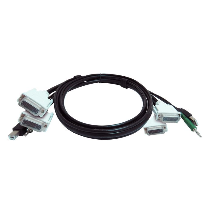 Black Box 6 ft KVM USB Dual Link Dual