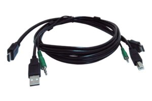 Black Box 10 ft KVM USB HDMI Cable with